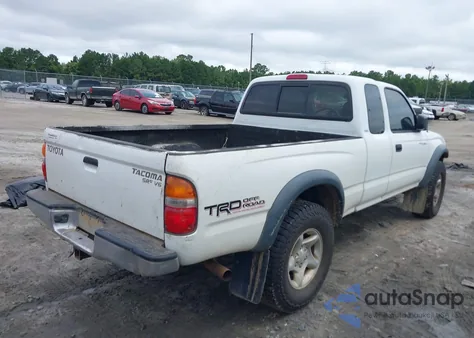 2004 Toyota Tacoma Base V6 z USA, uszkodzony, nr VIN 5TEWN72N54Z438399